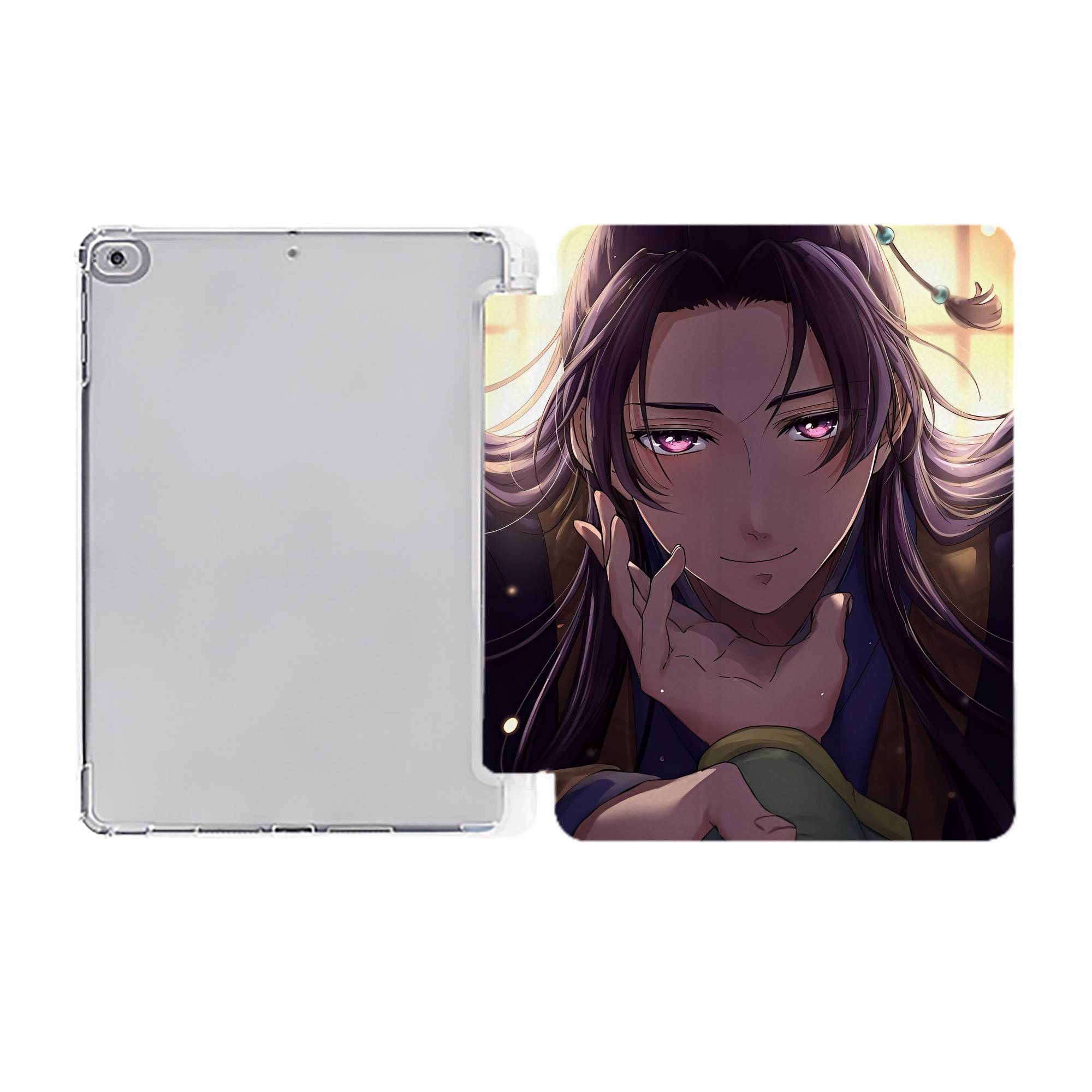 （画像用） 薬屋のひとりごと The Apothecary Diaries IPad ケース ペン収納付き 三つ折りスタンド PUレザー×シリコン 対応機種9.5/10.5/10.9インチ
